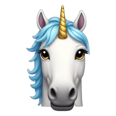 A Sad Unicorn sticker
