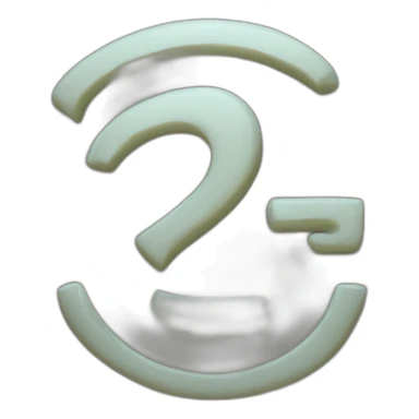 "2B" letters sticker