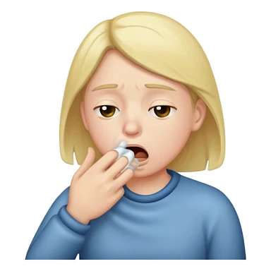 coughing sticker