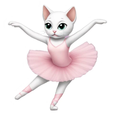Ballerina cat sticker