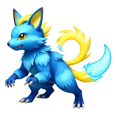 Electric Pokémon-Fakémon-creature sticker