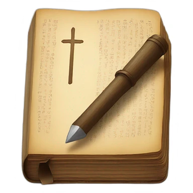 The Bible is on the table sticker