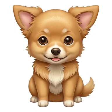 Golden retriever chihuahua mix sticker