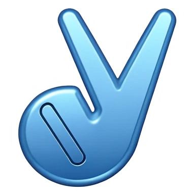 Verification blue tick  sticker