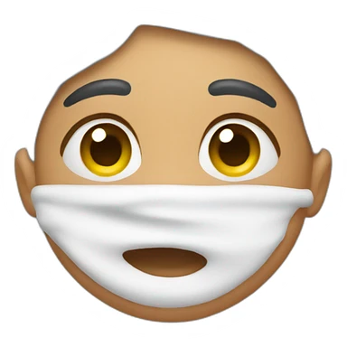 Washing face sticker