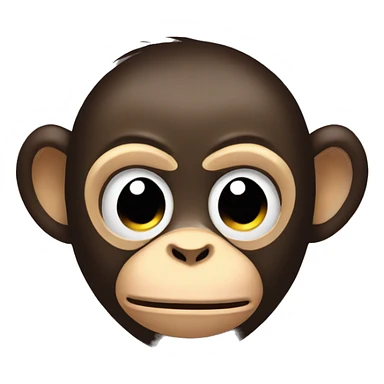 Emo monkey  sticker