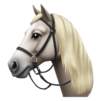 A horse on a horse sticker