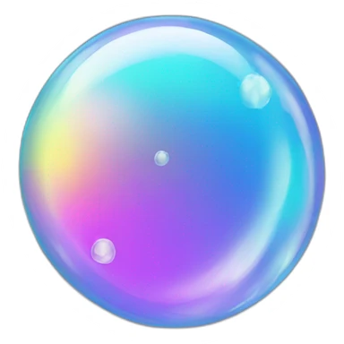 soap bubble sticker