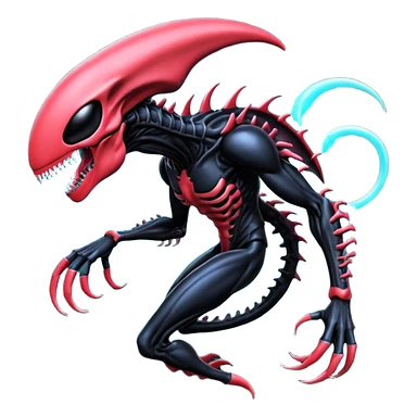 Venom-Xenomorph-Darkrai-Genesect-fusion  sticker