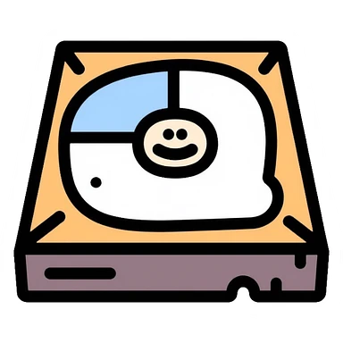 hard disk storage device sticker