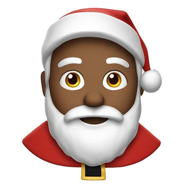 Santa wearing a cape sticker