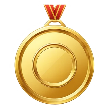 golden medal sticker