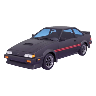 Toyota AE86 Trueno sticker