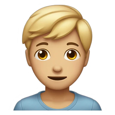 hugging and crying face sticker