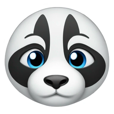 Panda-blue-eyes sticker