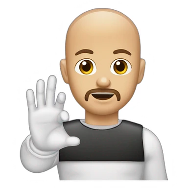 American history x with raised right hand sticker