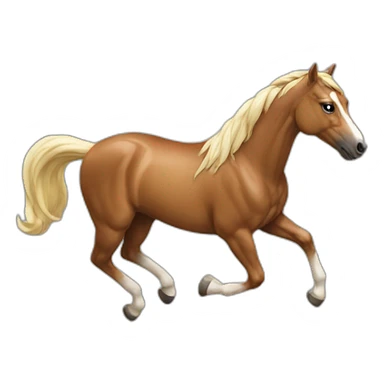 chat su run cheval sticker