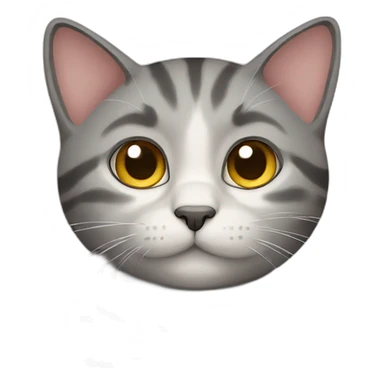Shy cat sticker