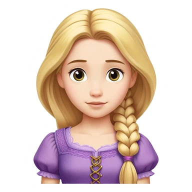 Rapunzel, 15 tuổi, áo thun, da trắng sticker