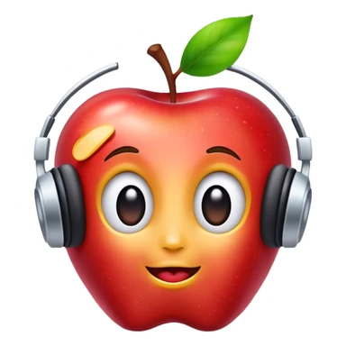 apple listening to music sticker