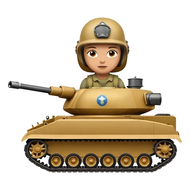Driving a tank sticker