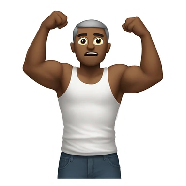 Weak arms shaking  sticker