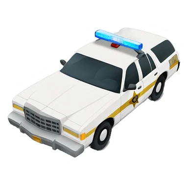sheriff car sticker