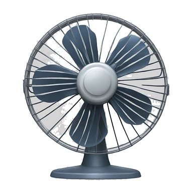 Electric fan sticker