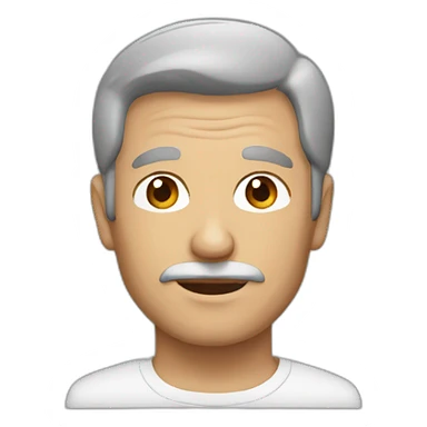  older men with brunette hair sticker