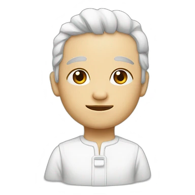 white shepered sticker