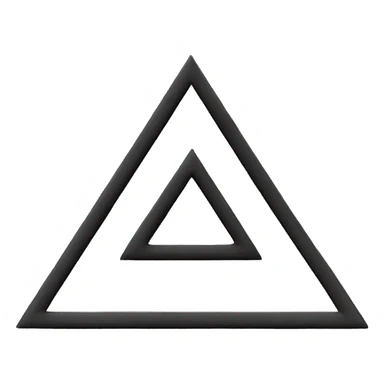 Triangle of silence sticker