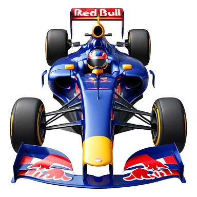 a 2010 Red Bull Formula 1 car sticker