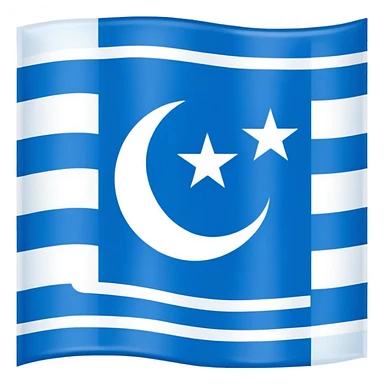 Flag of eastturkestan  sticker