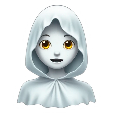 Ghost girl sticker