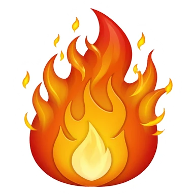 Fire element sticker