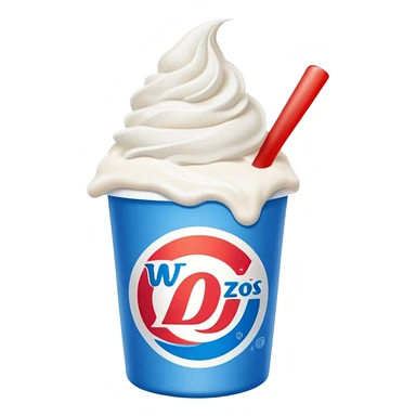 dairy queen blizzard  sticker