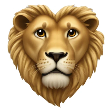 Leo print heart sticker