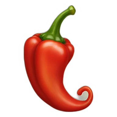 spicy red pepper sticker