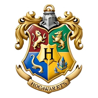 hogwarts badge sticker