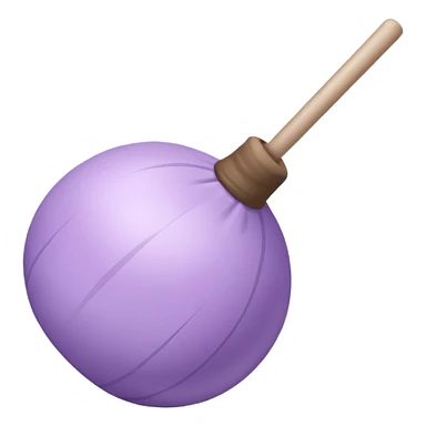 Hawaiian light purple poi sticker