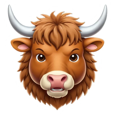 High resolution of An ox sticker