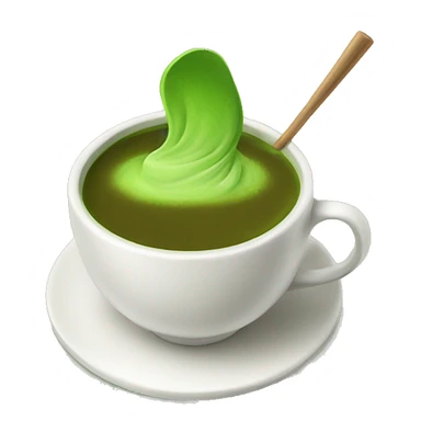 Cup of matcha sticker