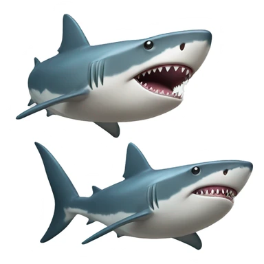 shark with topht sticker