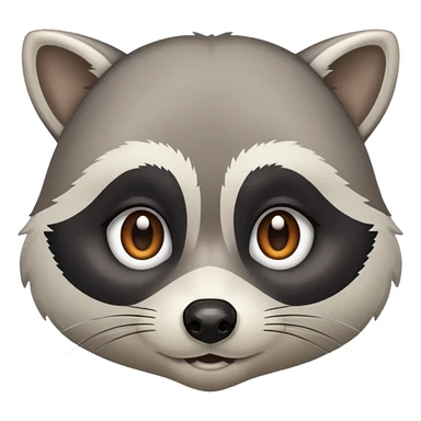 Raccoon Eyed Face sticker