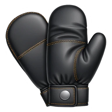 black mitt - no glove  sticker