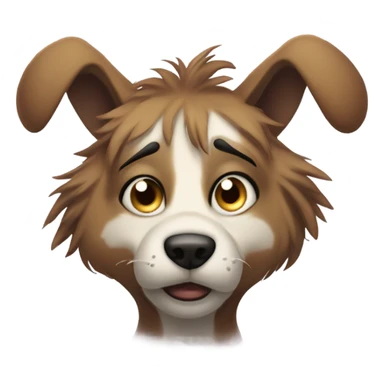 Furry anthro sad  sticker