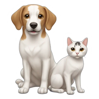 Mixed Dog and Cat sticker
