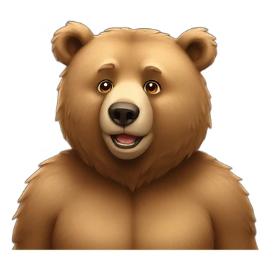 bear love sticker