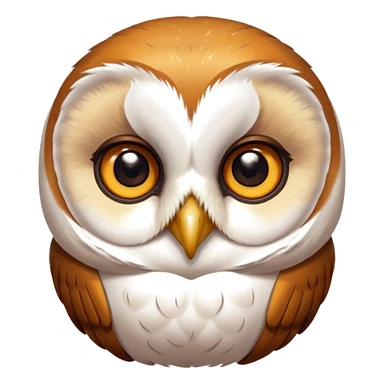 barn owl sticker