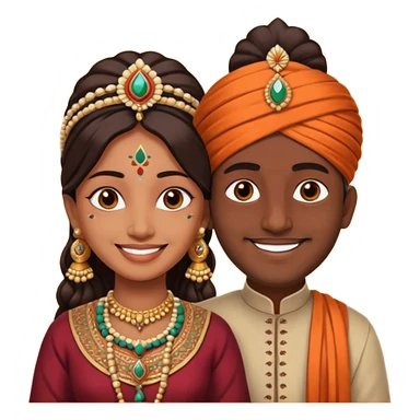 2 indian couple beautiful 😍  sticker